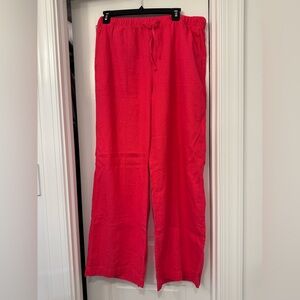 GAP Linen Wide-Leg Pants